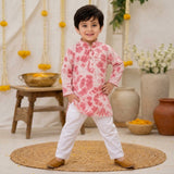 Gulabi Leher Boys Kurta Set