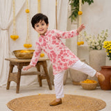 Gulabi Leher Boys Kurta Set