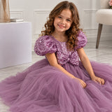 Lilac Radiance Party Gown