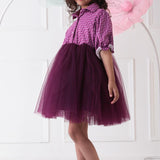 Plum Swirls Joy Frock