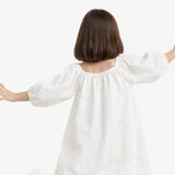 Modern Puff White Dress