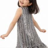 Ash Grey Stripe Dress