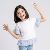 White Frill Tee
