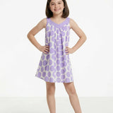 Back Tie Lavender Dress
