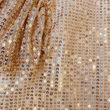 Gold Sequin Ruffle Dress