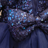 Sapphire Elegance Frilly Frock