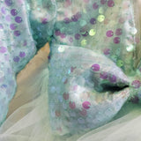 Minty Elegance Shimmer Dress