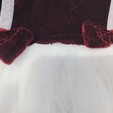 Tiny Maroon Mist Frock