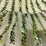 Pistachio Gleam Story Ruffle Dress