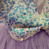 Orchid elegance frilly frock