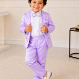 Royal Lavender Charm Set ( With Bowtie )
