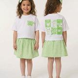 Gingham Playdate Skirt Set