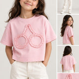 Pink 3D Cherry Tee