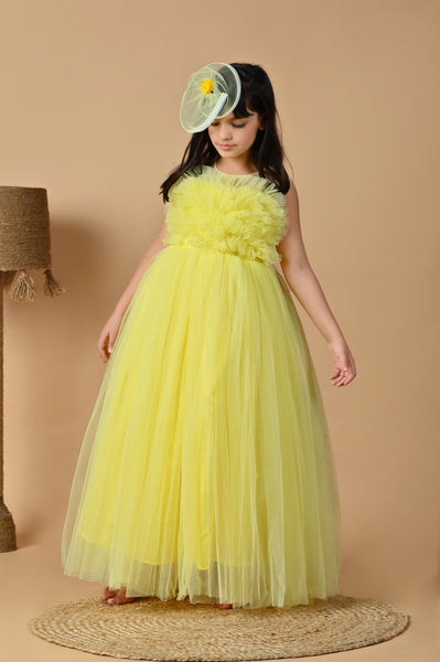 kushi fashion Women Gown Yellow Dress - Buy kushi fashion Women Gown Yellow  Dress Online at Best Prices in India | Flipkart.com