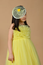 Load image into Gallery viewer, Yellow Lily Party Dress
