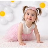 Tiny Lace Blossom Frock