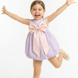 Lilac Glow Balloon Dress