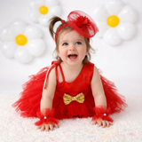 Ruby Radiance Frock Set