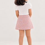 Frilled Tweed Skirt