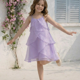 Lavender Bloom Layered Dress