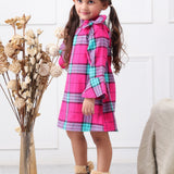 Berry Check Winter Tunic