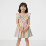 Striped Ruffle Dress