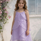 Lavender Bloom Layered Dress