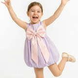 Lilac Glow Balloon Dress