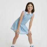 Blue Sleeveless Polo Dress
