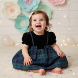 Tiny Check Forest Frock