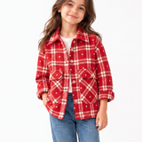Red Check Shacket