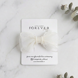 Pearl Glimmer Bow Clips
