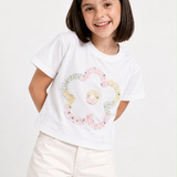 Floral Applique Top