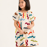 Tufted Flare Dress