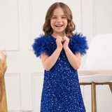 Moon Stone Ruffle Dress