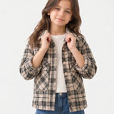 Black Check Shacket