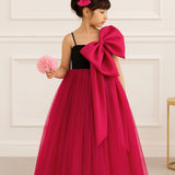 Berry Bow Love Evening Gown