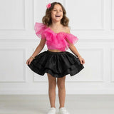 Pink Robin Skirt Set