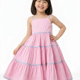 Zig Zag Lace Maxi Dress