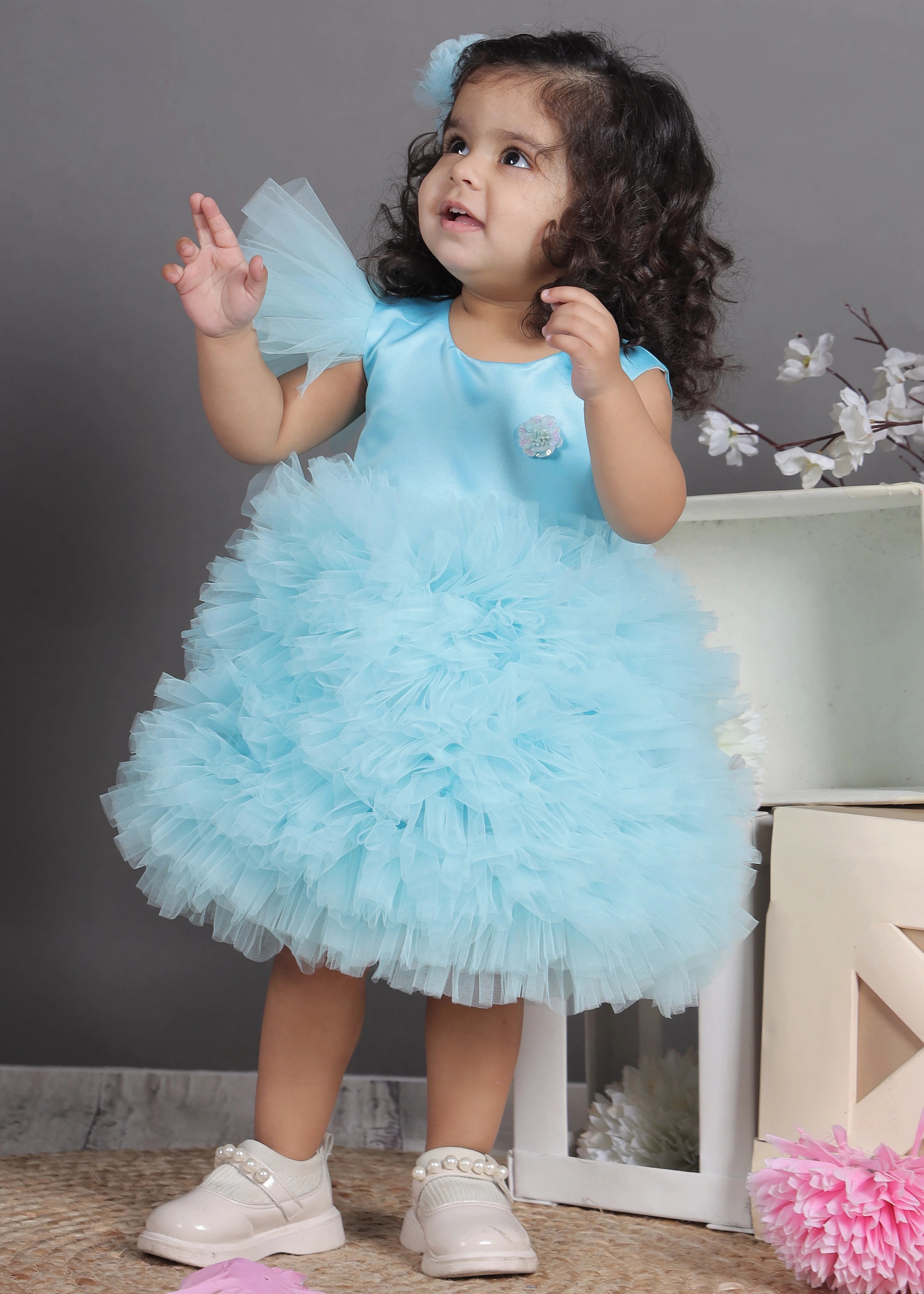 1st Birthday Princess Dress Birthday Clothes for Kids Foreverkidz ForeverKidz