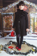 Load image into Gallery viewer, Black Diva Coat Dress
