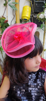 Load image into Gallery viewer, Pink Fancy Fascinator
