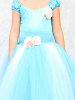 Load image into Gallery viewer, Frozen Themed Dress with Tulle Net
