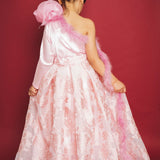 One shoulder gowns