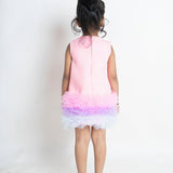 Pink Unicorn Patch Dress