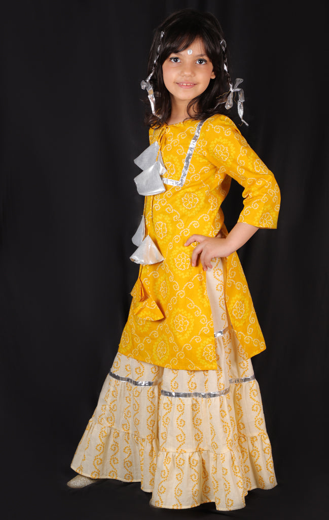 Tulip Bandhani Sharara Suit