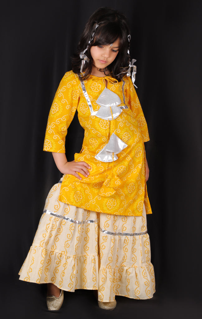 Tulip Bandhani Sharara Suit