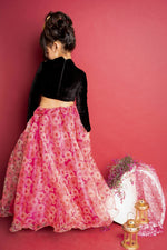 Load image into Gallery viewer, Floral Lehenga Set for Little Diva
