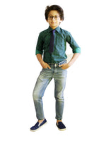 Load image into Gallery viewer, Stripe Me Shirt with Tie
