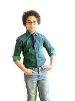 Load image into Gallery viewer, Stripe Me Shirt with Tie
